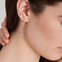 14kt Gold Triple Ball Stud Earrings